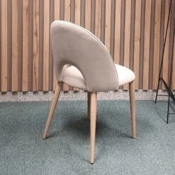 Silla Tapizada Tela Brido Patas Metalica RYTA -Demarques Tienda silla ryta tapizado tela brido 4