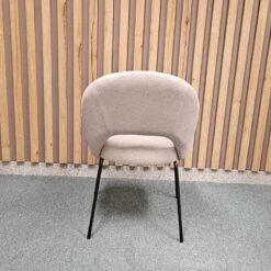 Silla Tapizada Comedor Con Pata Metalica LAURA -Demarques Tienda silla tapizada comedor con pata metalica laura 8