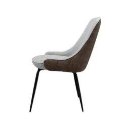 Silla Tapizada Con Patas Metalicas AGATA -Demarques Tienda silla tapizada con patas metalicas agata 2