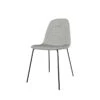 Silla Tapizada Con Patas Metalicas Negras DANA