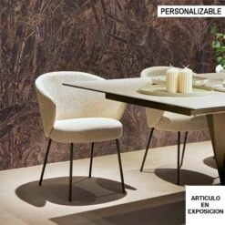 Silla Tapizada Con Pie Metalico GAVI