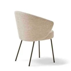 Silla Tapizada Con Pie Metalico GAVI -Demarques Tienda silla tapizada con pie metalico gavi 4