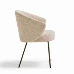 Silla Tapizada Con Pie Metalico GAVI -Demarques Tienda silla tapizada con pie metalico gavi 5