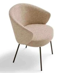 Silla Tapizada Con Pie Metalico GAVI -Demarques Tienda silla tapizada con pie metalico gavi 7