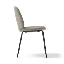 Silla Tapizada Con Pie Metalico LISSE -Demarques Tienda silla tapizada con pie metalico lisse 4