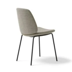 Silla Tapizada Con Pie Metalico LISSE -Demarques Tienda silla tapizada con pie metalico lisse 5