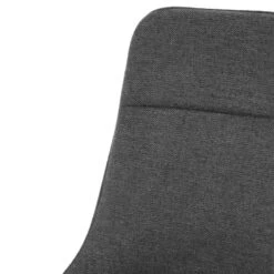 Silla Tapizada Con Patas Metalicas Negras DANICA -Demarques Tienda silla tapizada daniela 5