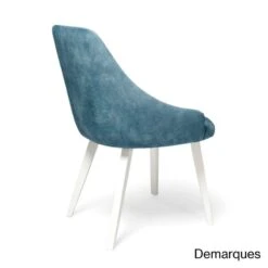 Silla Tapizada Pata Nordica Madera DIMA -Demarques Tienda silla tapizada dima pata nordica madera 2