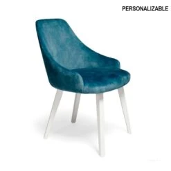 Silla Tapizada Pata Nordica Madera DIMA