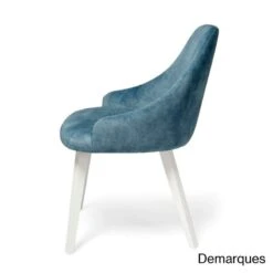 Silla Tapizada Pata Nordica Madera DIMA -Demarques Tienda silla tapizada dima pata nordica madera 3