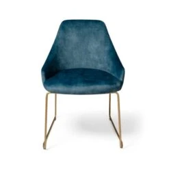 Silla Tapizada Con Patas Metalicas DIMAS -Demarques Tienda silla tapizada dimas con patas metalicas 2