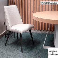 Silla Tapizada Estructura Madera LYSSA