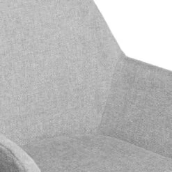 Silla Con Resposabrazos Tapizado/metal Negro ISABELLA -Demarques Tienda silla tapizada isabel 6