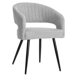 Silla Tapizada Con Reposabrazos KORA