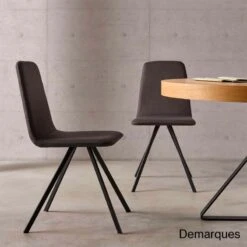 Silla Tapizada Patas Metalicas BALVET