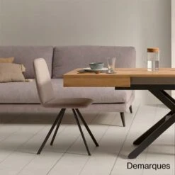 Silla Tapizada Patas Metalicas BALVET -Demarques Tienda silla tapizada patas metalicas balvet 4