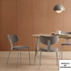 Silla Tapizada Patas Metalicas LIMA