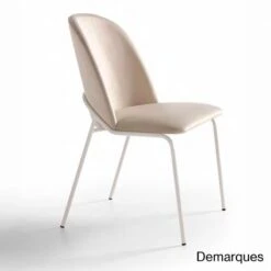 Silla Tapizada Patas Metalicas NOVA -Demarques Tienda silla tapizada patas metalicas nova 4