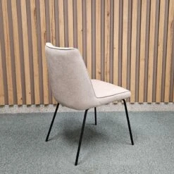 Silla Tapizada Y Pata Metalica ALICE -Demarques Tienda silla tapizada y pata metalica alice 6