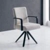 SILLON TAPIZADO CON REPOSABRAZOS MADERA TREBOL