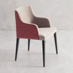 SILLA CON REPOSABRAZOS NET TAPIZADO EN TELA AQUACLEAN