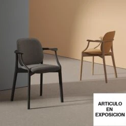 Silla Tapizada Con Reposabrazos SOLO By Philippe Starck