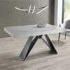Mesa STATO De Indesan En Porcelanico -Demarques Tienda stato mesa extensible en porcelanico con patas metalicas