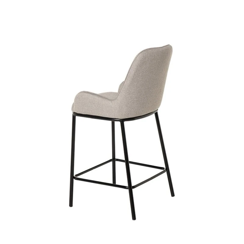 Taburete Bajo Tapizado Milton 4 Taburete Bajo Tapizado Milton - Imagen 2