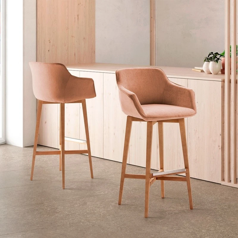 Taburete Tapizado Con Brazos JAX 3 Taburete Tapizado Con Brazos JAX