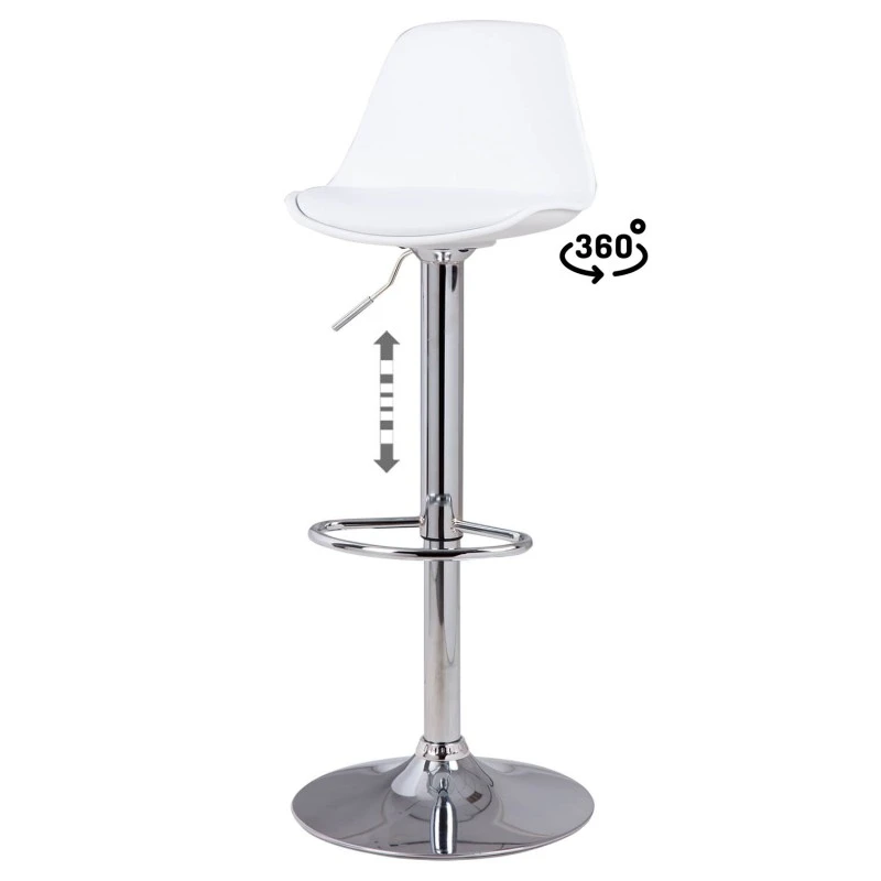 TABURETE GIRATORIO Y REGULABLE EN ALTURA NELLY 3 TABURETE GIRATORIO Y REGULABLE EN ALTURA NELLY