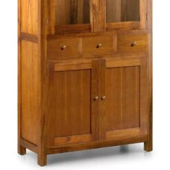 Vitrina 90 Cm 3 Cajones 4 Puertas STAR -Demarques Tienda vitrina 3 cajones 4 puertas colonial star 2