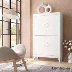 Vitrina 4 Puertas Ancho 90 Cm MILAN I