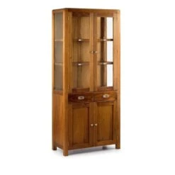 Vitrina 85 Cm 4 Puertas 2 Cajones FLASH