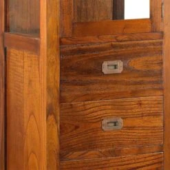 Vitrina Estrecha 50 Cm 4 Cajones 1 Puertas STAR -Demarques Tienda vitrina colonial star con 4 cajones 1 puerta 2