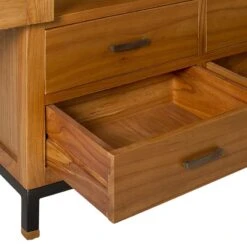 Vitrina 100 Cm 2 Puertas 8 Cajones MADHU -Demarques Tienda vitrina industrial madhu con 2 puertas y 8 cajones 3