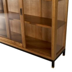 Vitrina 180 Cm Puertas Correderas MADHU -Demarques Tienda vitrina industrial madhu con puertas correderas 2