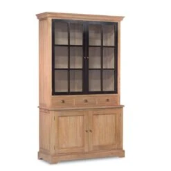 Vitrina 130 Cm 3 Cajones 4 Puertas SIENA