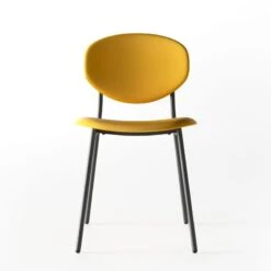 Silla De Cocina Tapizada Con Estructura Metalica WAY 12 Silla De Cocina Tapizada Con Estructura Metalica WAY -Demarques Tienda way silla tapizada con patas metalicas 3